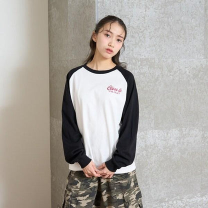 【LTXC】【100%純棉】復古風長袖T恤