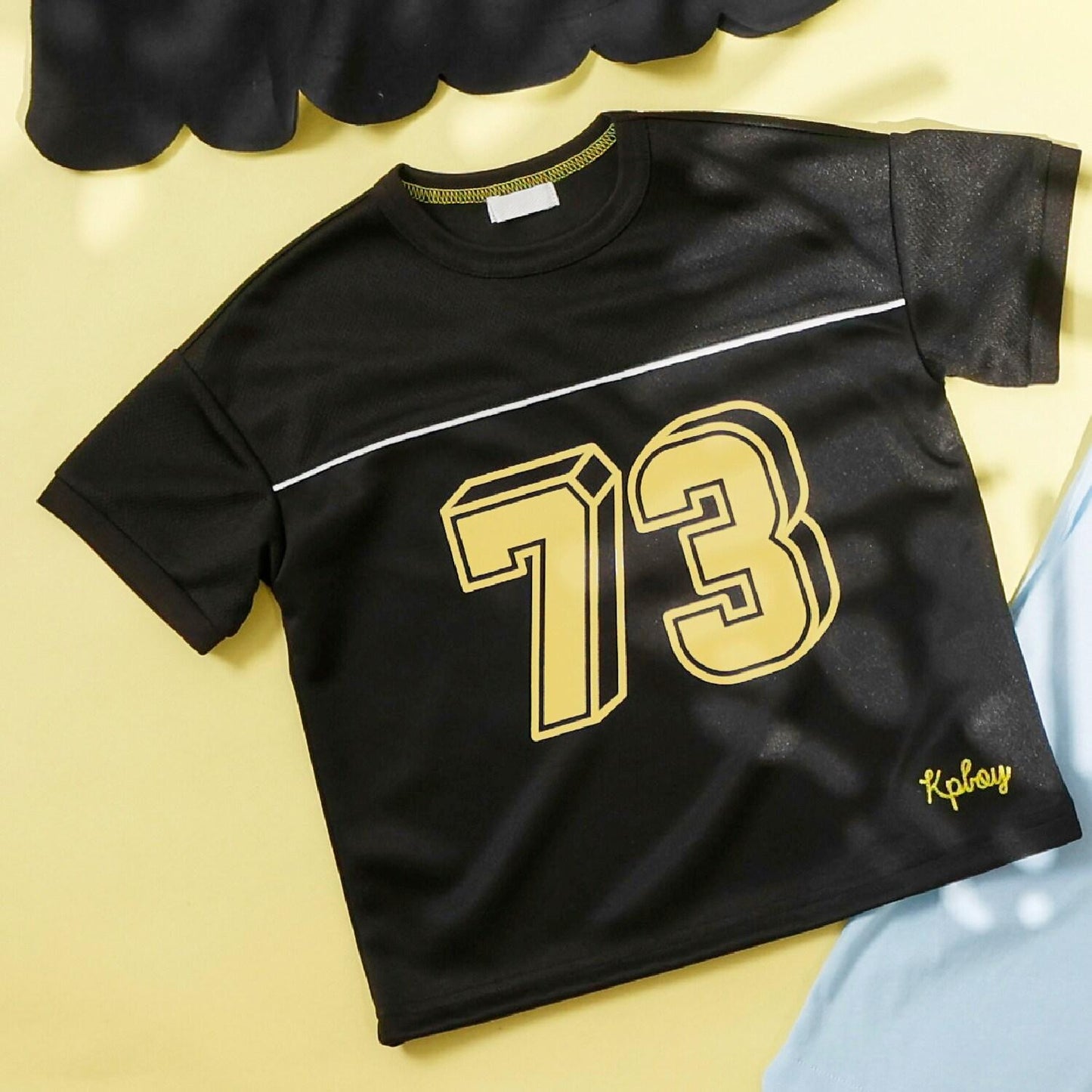 遇紫外線變色印花網眼木糖醇加工T恤