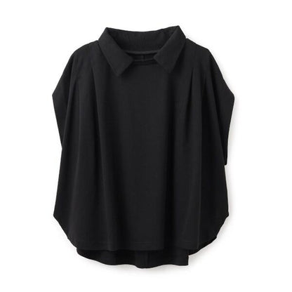 【AMI】【接觸涼感】帶領法式短袖套頭衫