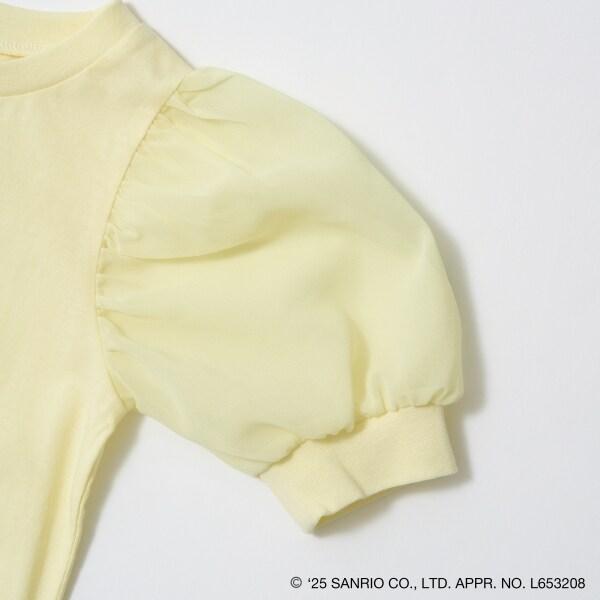 【三麗歐】【軟棉】大耳狗Aurora亮片印花泡泡袖T恤