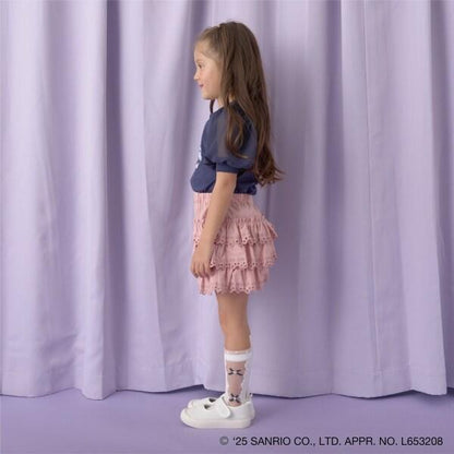 【三麗歐】【軟棉】大耳狗Aurora亮片印花泡泡袖T恤