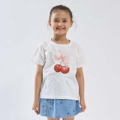 【軟棉】多款蝴蝶結圖案印花T恤