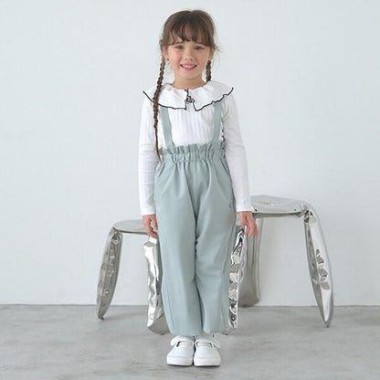 【前後皆可穿】帶領長袖T恤