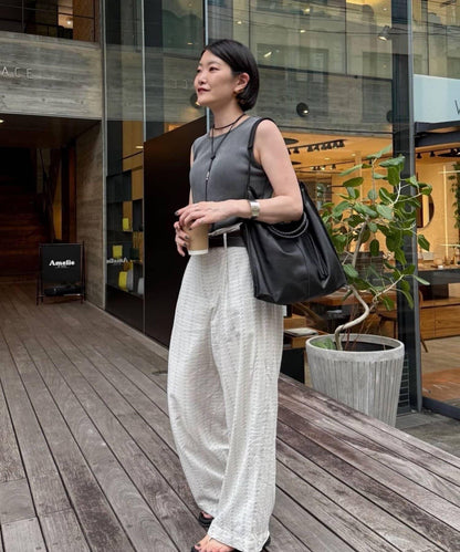 タッセルトートバッグ《本革/A4サイズ対応》