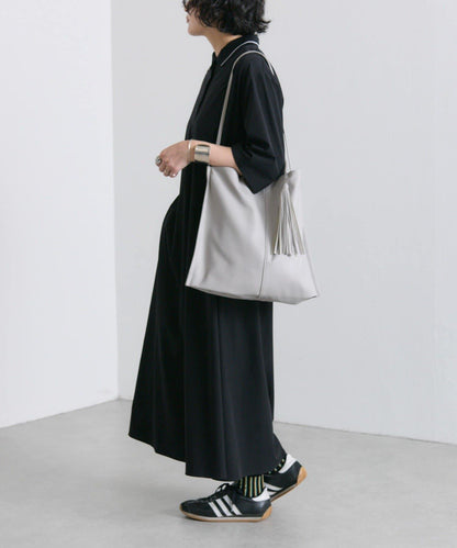 タッセルトートバッグ《本革/A4サイズ対応》