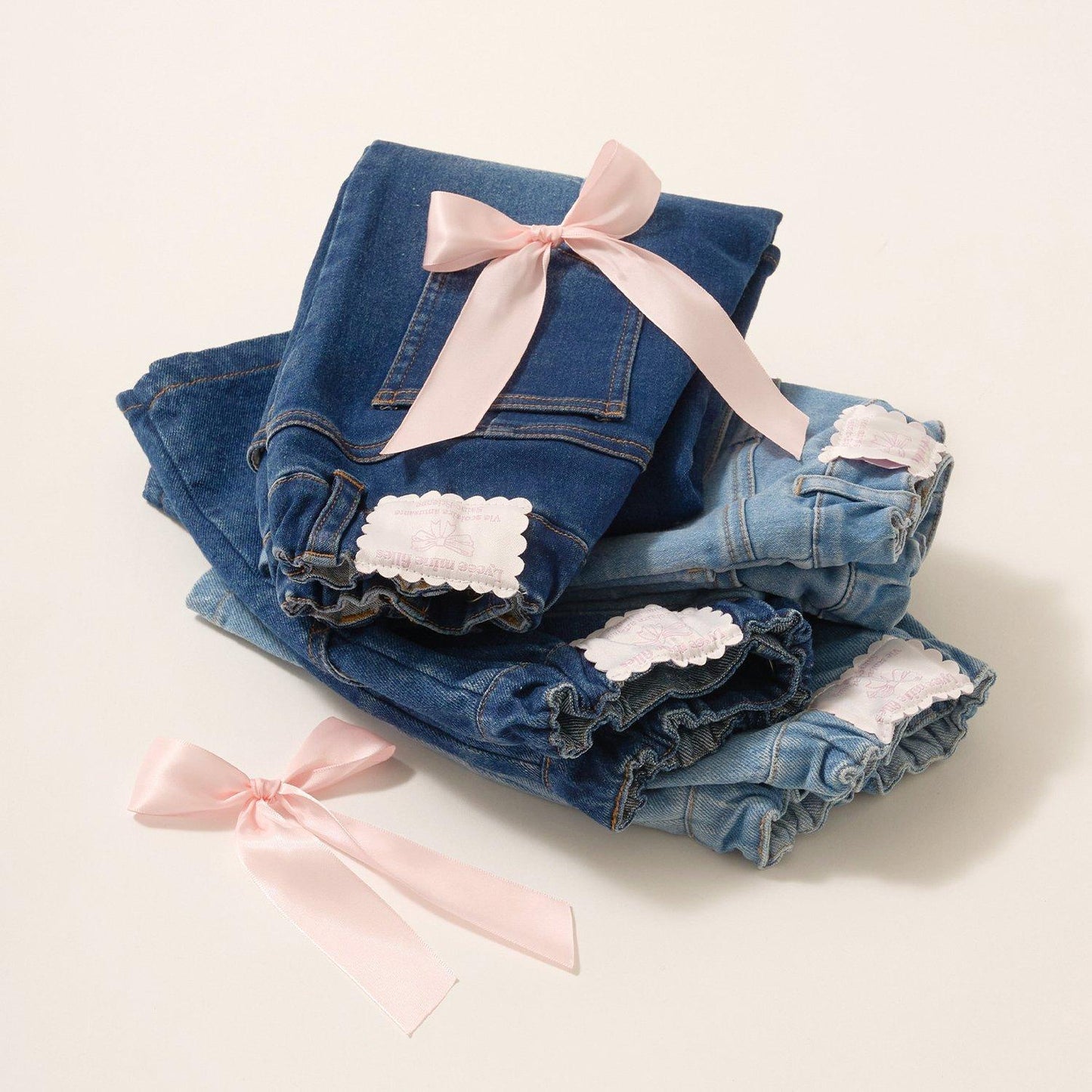 【修身剪裁】後開衩喇叭褲