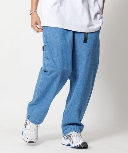ウェービングベルト デニムパンツ