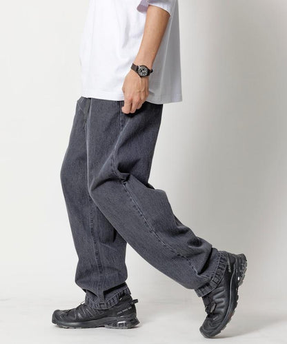 ウェービングベルト デニムパンツ