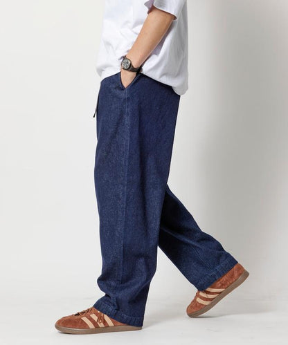 ウェービングベルト デニムパンツ