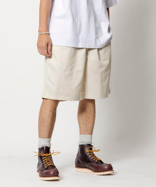 輕鬆合身 休閒 帆布 短褲