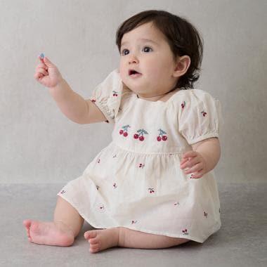 櫻桃刺繡套裝（嬰兒）