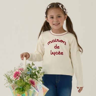 皮克米辛圖案網眼上衣