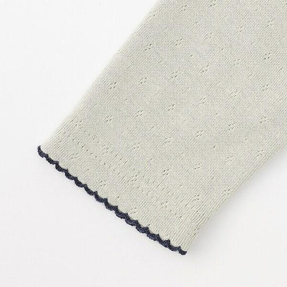 皮克米辛圖案網眼上衣