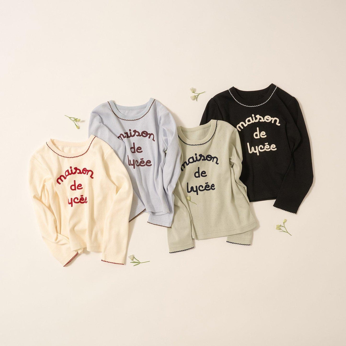 皮克米辛圖案網眼上衣