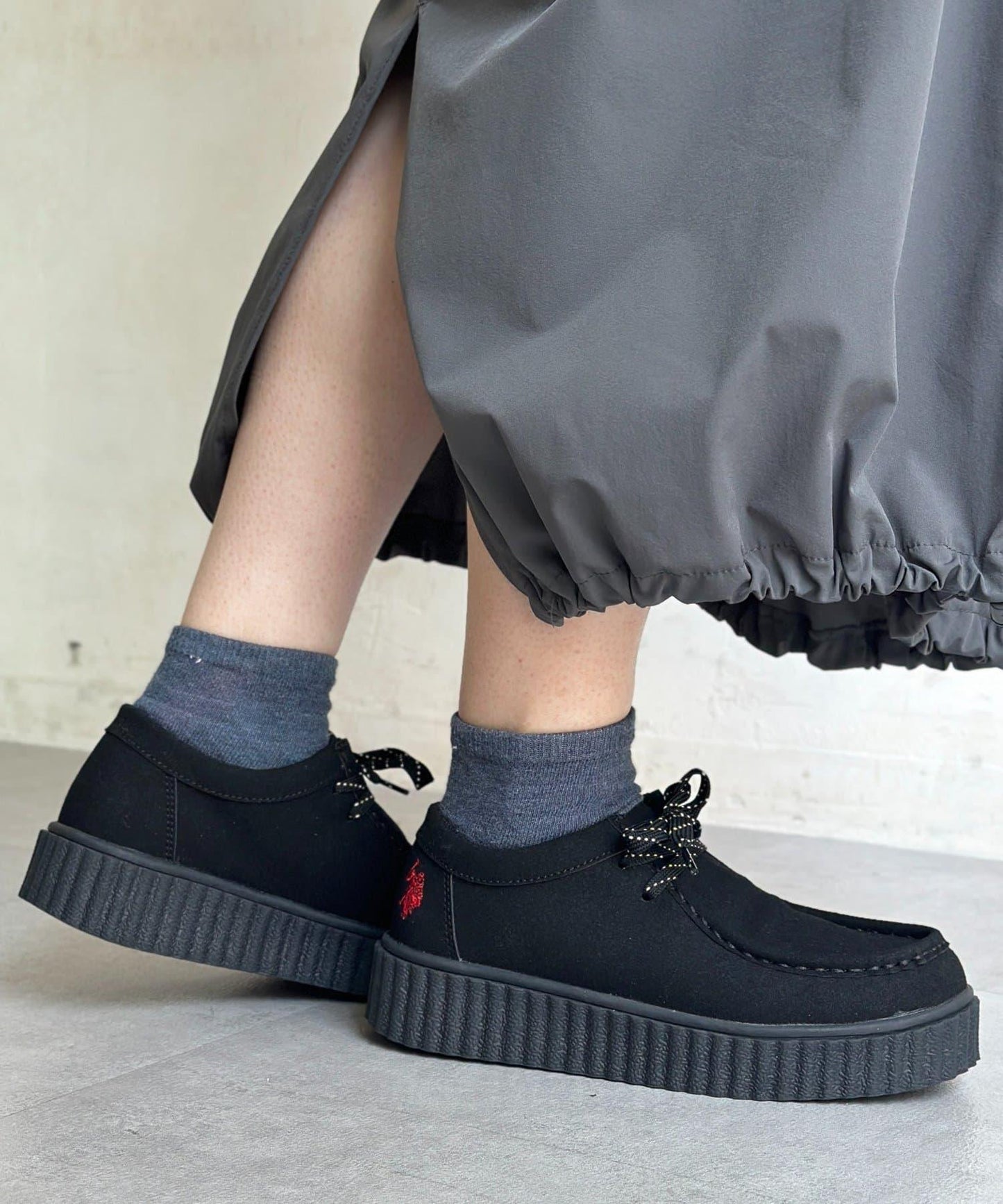 【U.S. POLO ASSN.】厚底船鞋