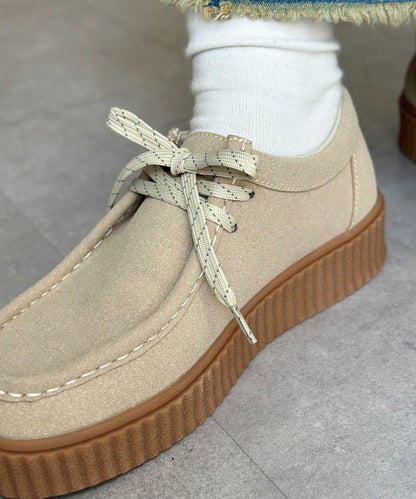 【U.S. POLO ASSN.】厚底船鞋