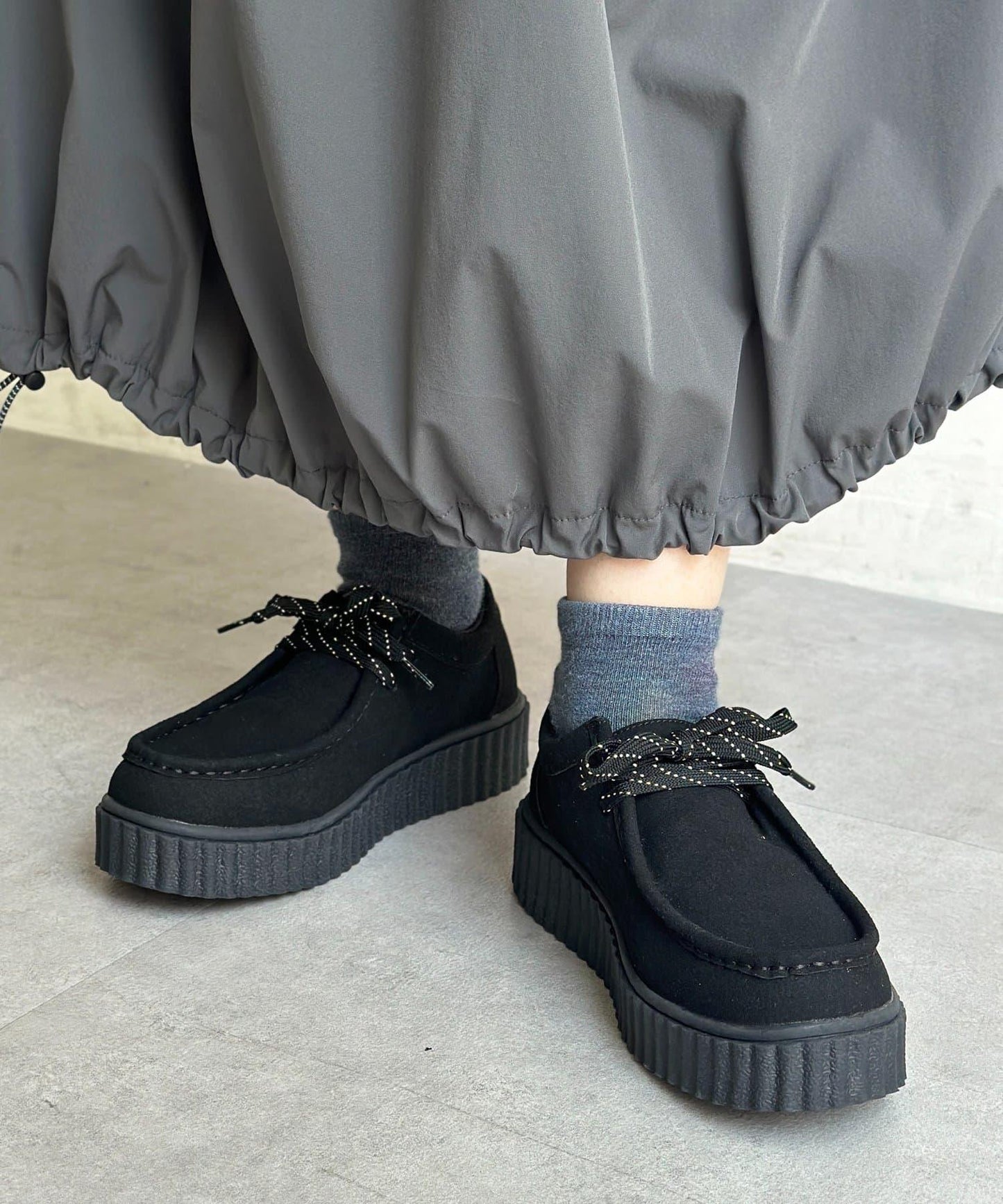 【U.S. POLO ASSN.】厚底船鞋