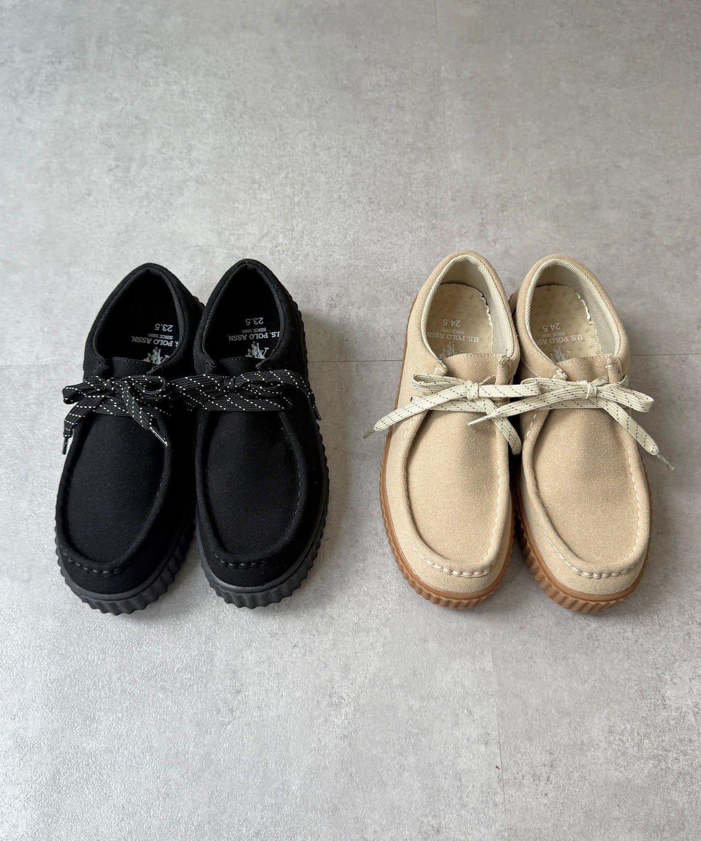 【U.S. POLO ASSN.】厚底船鞋