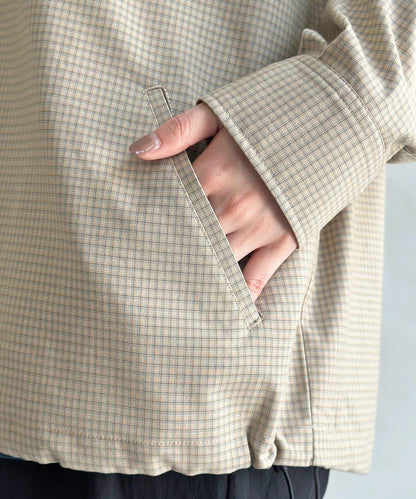 可拆卸格子襯衫