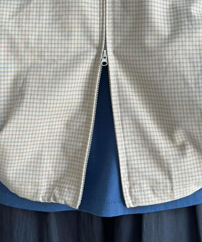 可拆卸格子襯衫