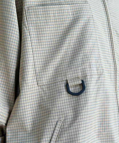 可拆卸格子襯衫