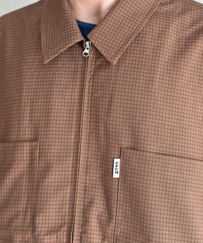 可拆卸格子襯衫