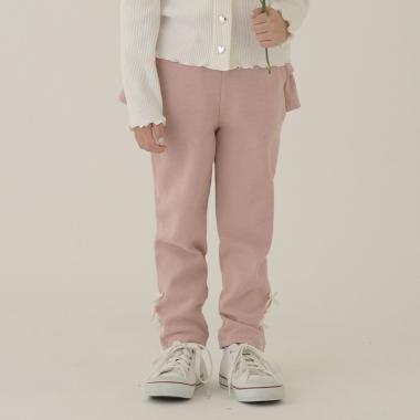 【ともパン】後襬荷葉邊下襬蝴蝶結褲