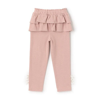 【ともパン】後襬荷葉邊下襬蝴蝶結褲