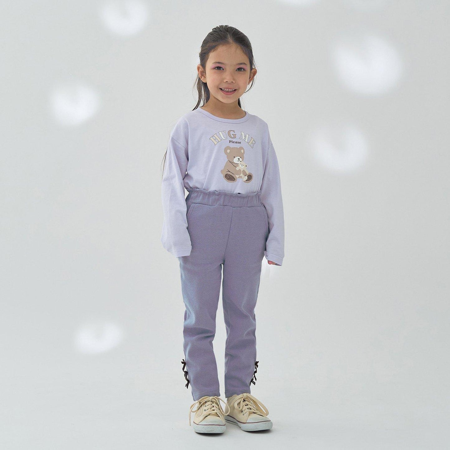 【ともパン】後襬荷葉邊下襬蝴蝶結褲