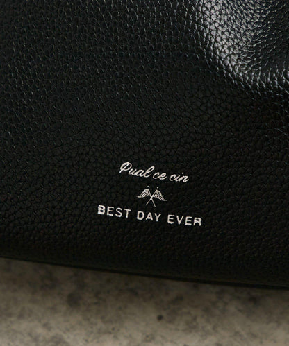 【復古/新色登場】仿皮綁帶袋