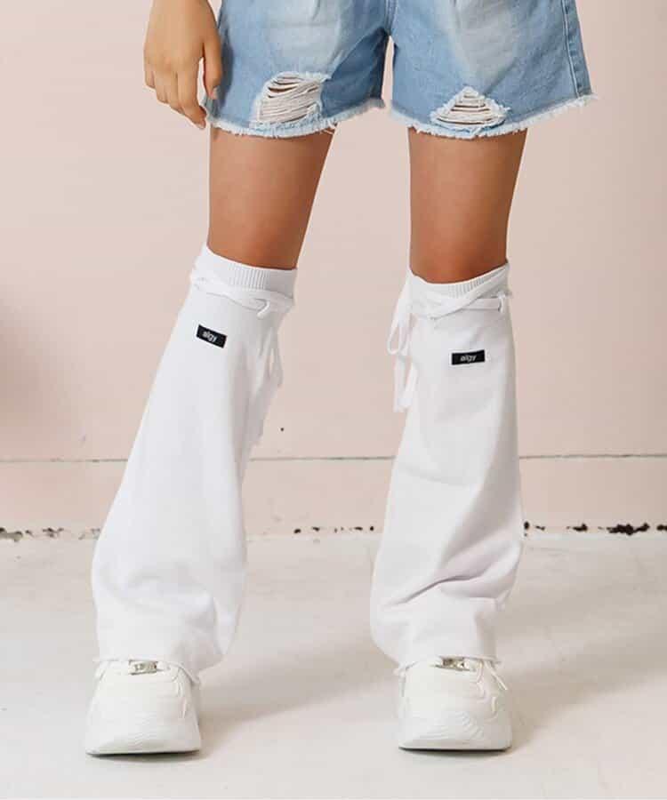 ひも付きレッグカバー