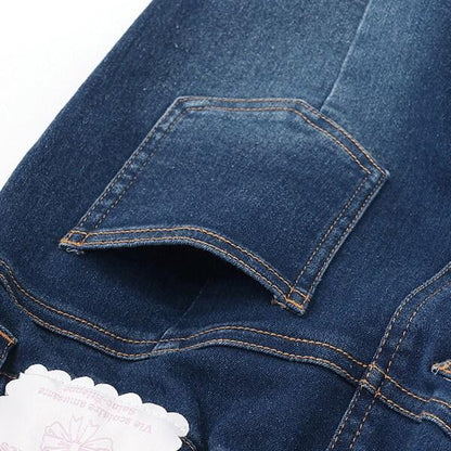 【修身剪裁】後開衩喇叭褲