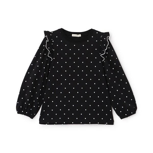 【軟棉】帶荷葉邊泡泡袖多款全印花T恤