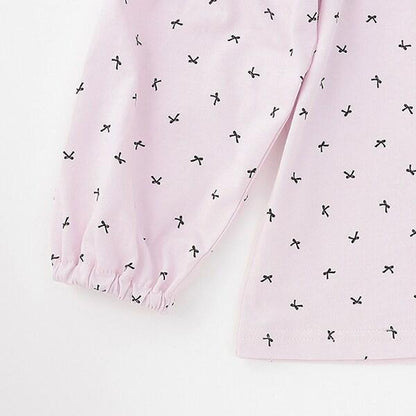 【軟棉】帶荷葉邊泡泡袖多款全印花T恤