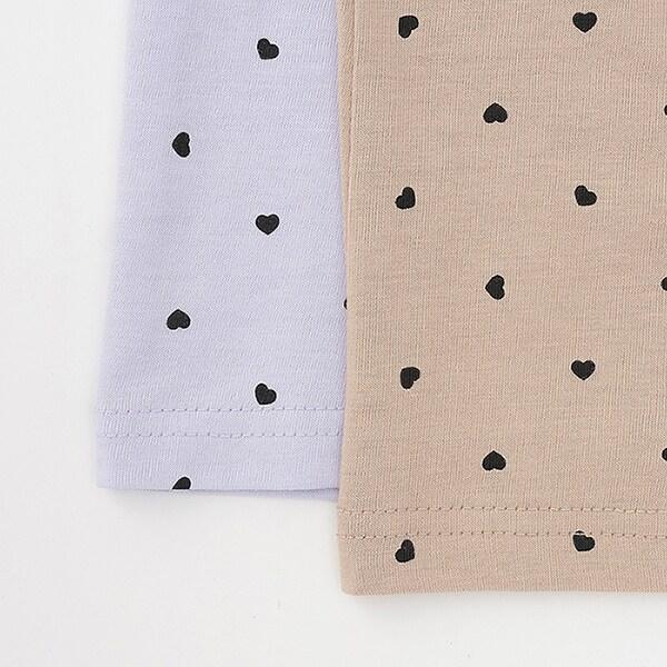 【軟棉】帶荷葉邊泡泡袖多款全印花T恤