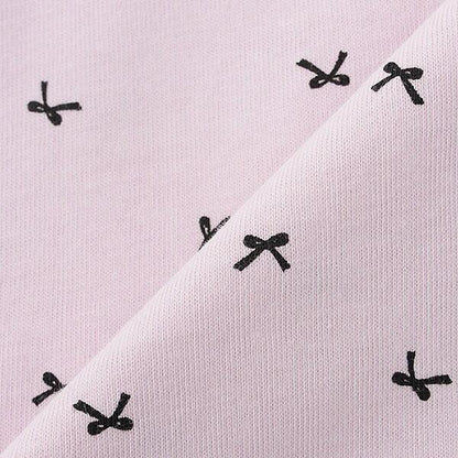 【軟棉】帶荷葉邊泡泡袖多款全印花T恤