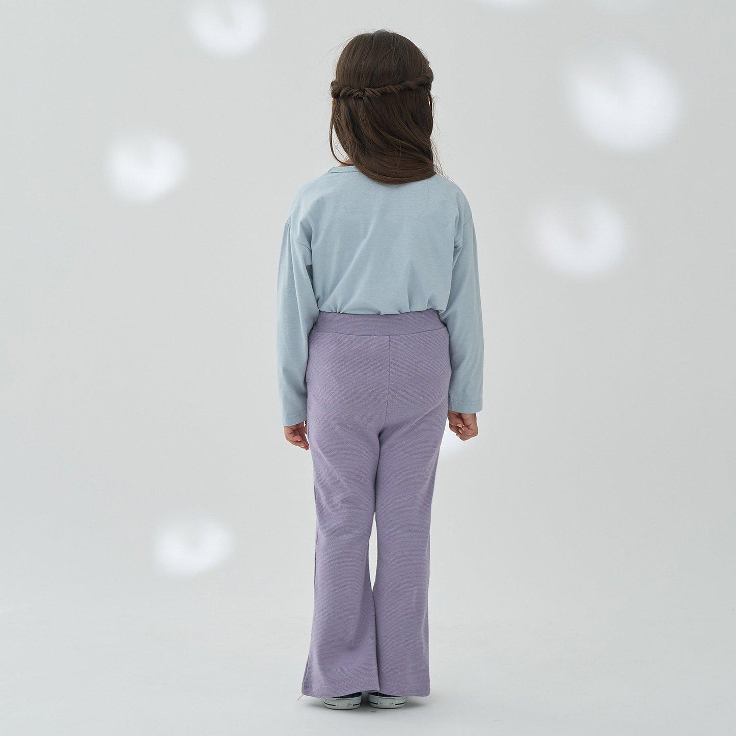 【ともパン】愛心口袋開衩喇叭褲