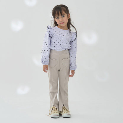 【軟棉】帶荷葉邊泡泡袖多款全印花T恤