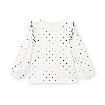 【軟棉】帶荷葉邊泡泡袖多款全印花T恤