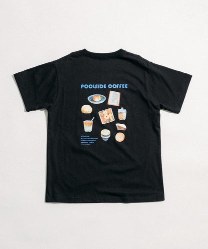 聯名 POOLSIDE COFFEE 食品 背面印花T恤