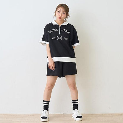 【LTXC】拼色拉鍊套裝