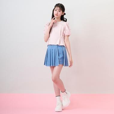 百褶裹裙短褲（兩用款）