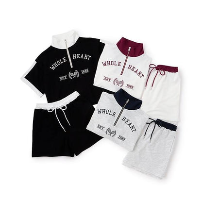 【LTXC】拼色拉鍊套裝