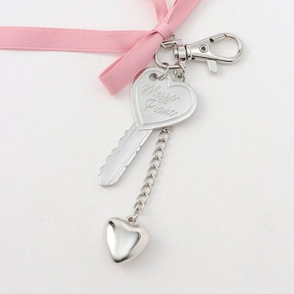 帶吊墜蕾絲飾邊牛仔褲