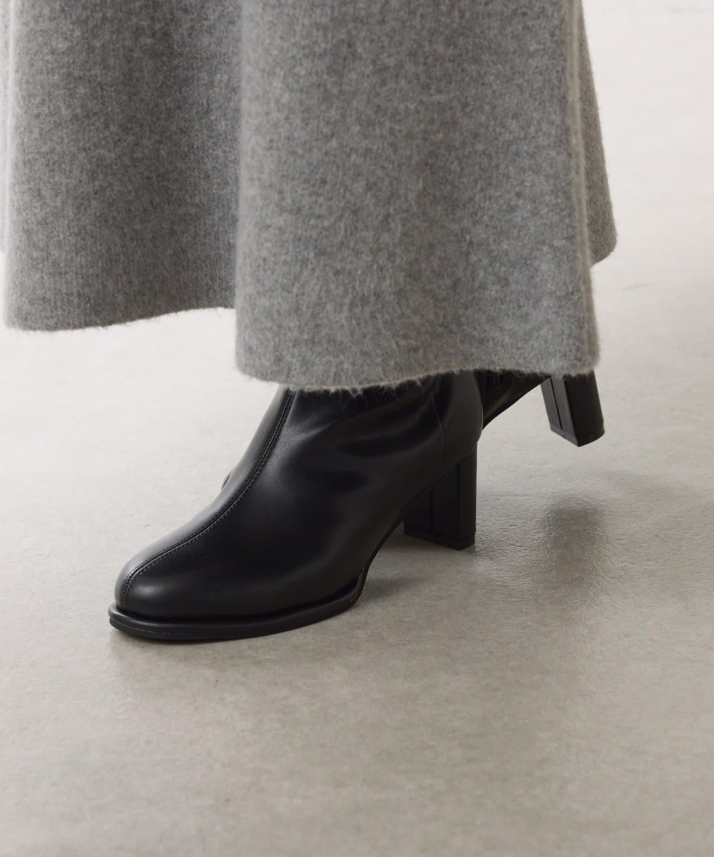 【PAPILLONNER/パピヨネ】ラウンドトゥーショートブーツ