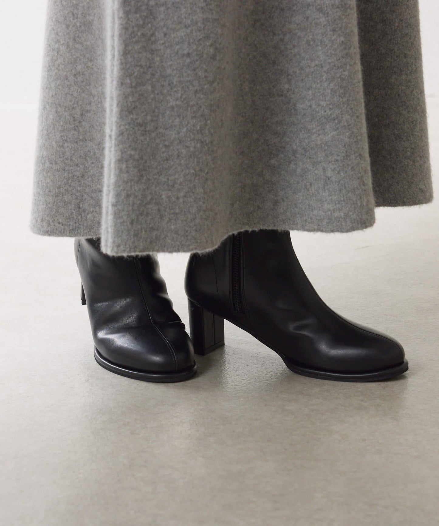 【PAPILLONNER/パピヨネ】ラウンドトゥーショートブーツ