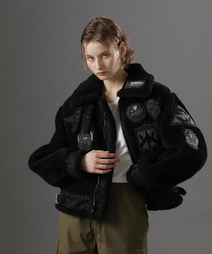 WOMAN RETORO BOA B-3 TOPGUN
