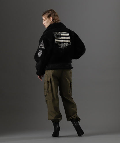 WOMAN RETORO BOA B-3 TOPGUN
