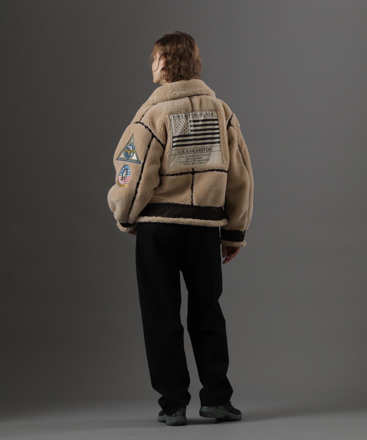 WOMAN RETORO BOA B-3 TOPGUN