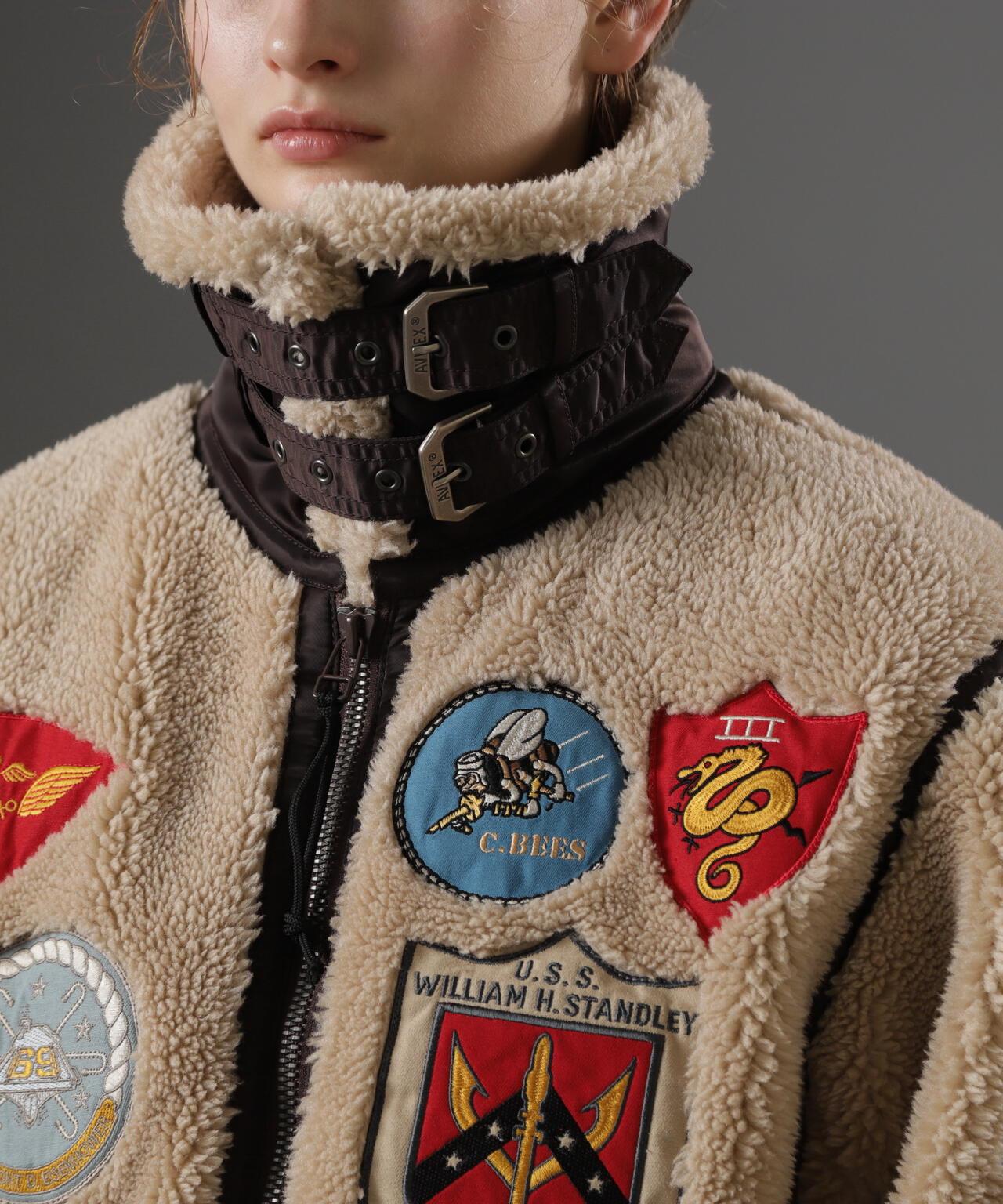 WOMAN RETORO BOA B-3 TOPGUN